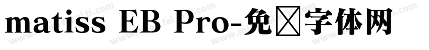matiss EB Pro字体转换